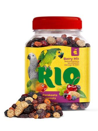 картинка РИО лакомство - Ягодная смесь д/сред/круп поп 190г 1*6 от магазина Зоокалуга