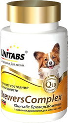 картинка Витамины Юнитабс Q10 для собак мелких пород  для кожи и шерсти, 100 таб. от магазина Зоокалуга