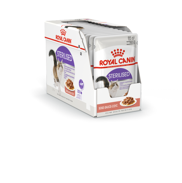 картинка Роял Канин (Royal Canin Sterilised) корм консервированный для стерилизованных кошек, соус, 85 гр. от магазина Зоокалуга