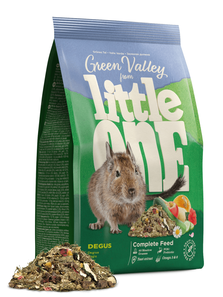 картинка Литл Ван (Little One) корм "Зеленая долина" для дегу из разнотравья, 750 гр. от магазина Зоокалуга