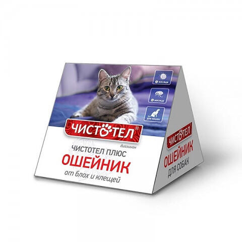 картинка Чистотел ошейник антипаразитарный для кошек (домик) от магазина Зоокалуга