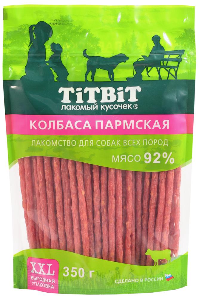 картинка ТитБит (TitBit) колбаса Пармская для собак, 350 гр. от магазина Зоокалуга