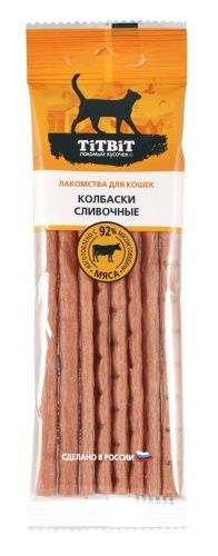 картинка ТитБит  д/кош Колбаски Сливочные 30гр Зол. колл от магазина Зоокалуга