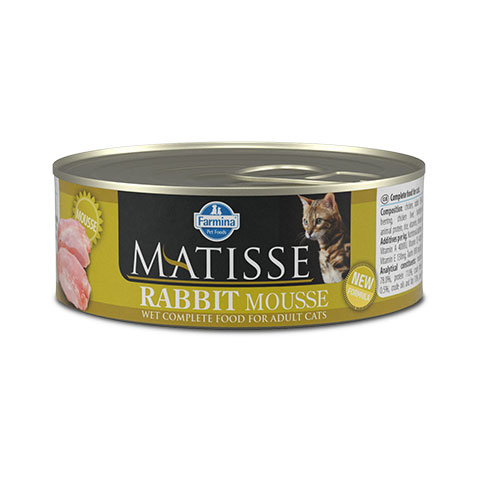 картинка Фармина Матисс (Farmina Matisse) корм консервированный для кошек, мусс с кроликом, 85 гр. от магазина Зоокалуга
