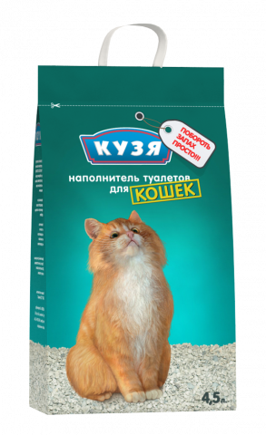 картинка Кузя 4,5 л напол-ль д/кош 4*1 от магазина Зоокалуга
