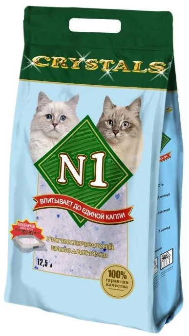 картинка Наполнитель № 1 Cristals (силикагелевый) 12,5 л 1*4 от магазина Зоокалуга