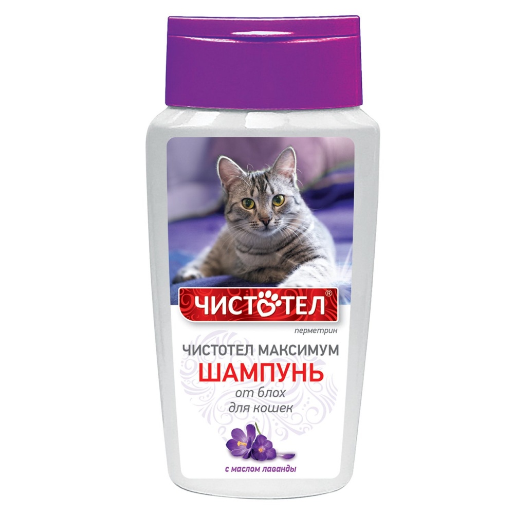картинка Чистотел шампунь Максимум против блох для кошек, 180 мл. от магазина Зоокалуга