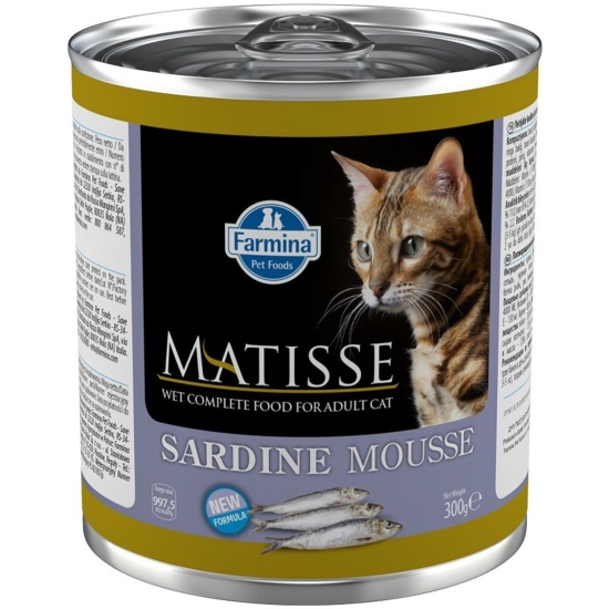 картинка Фармина Матисс (Farmina Matisse) корм консервированный для кошек, мусс с сардинами, 300 гр. от магазина Зоокалуга