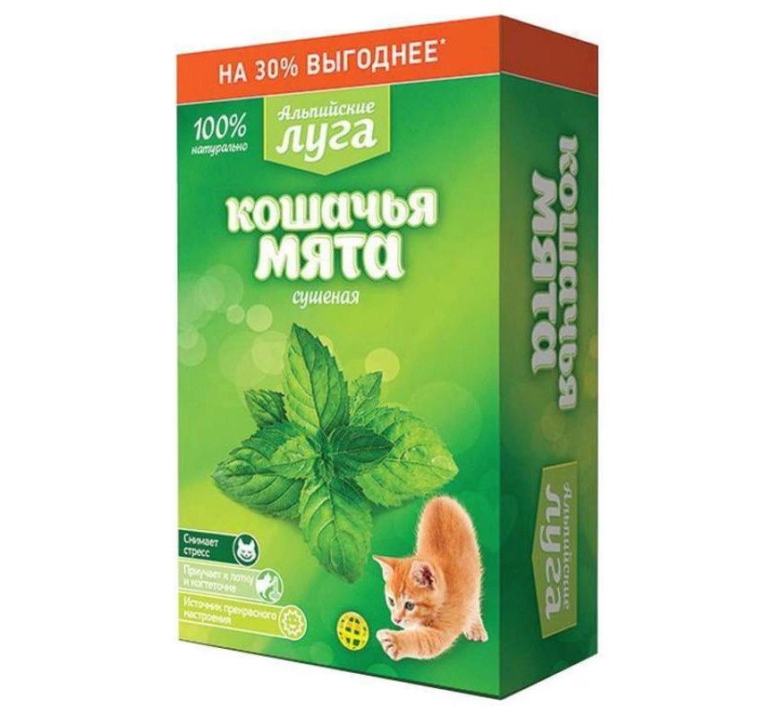 картинка Альпийские луга Кошачья мята сушеная от магазина Зоокалуга