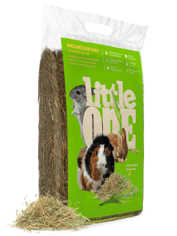 картинка Литл Ван (Little One) горное сено для грызуновнепрессованное, 1 кг. от магазина Зоокалуга