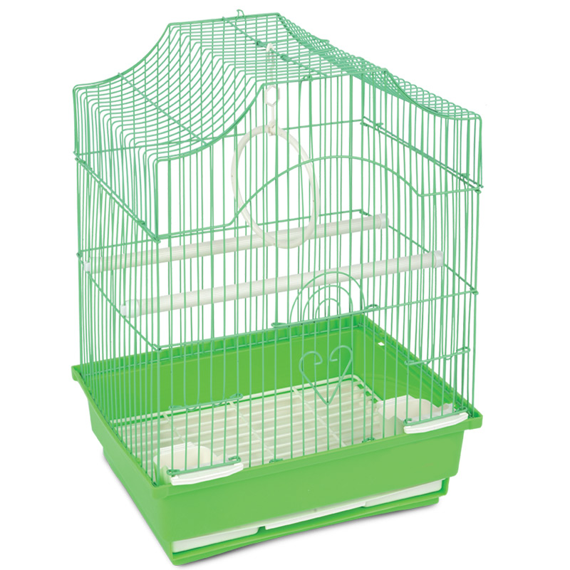картинка Триол (Triol)  клетка для птиц 1002, эмаль, 30*23*39 см. от магазина Зоокалуга