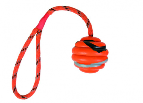картинка Игрушка Трикси (Trixie) для собак - мяч на веревке 30 см. от магазина Зоокалуга