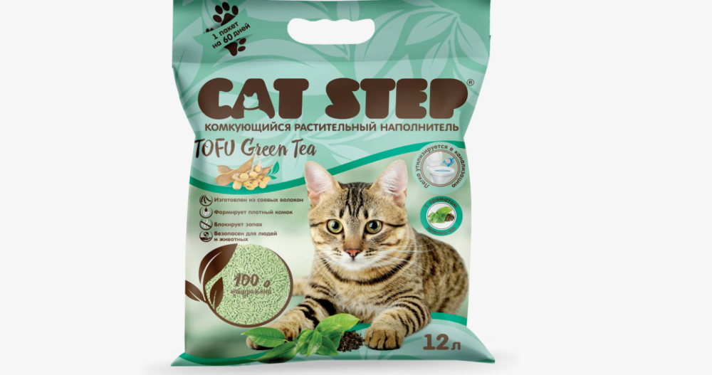 картинка КЕТ СТЕПнап 12л комк растит Tofu Green Tea от магазина Зоокалуга