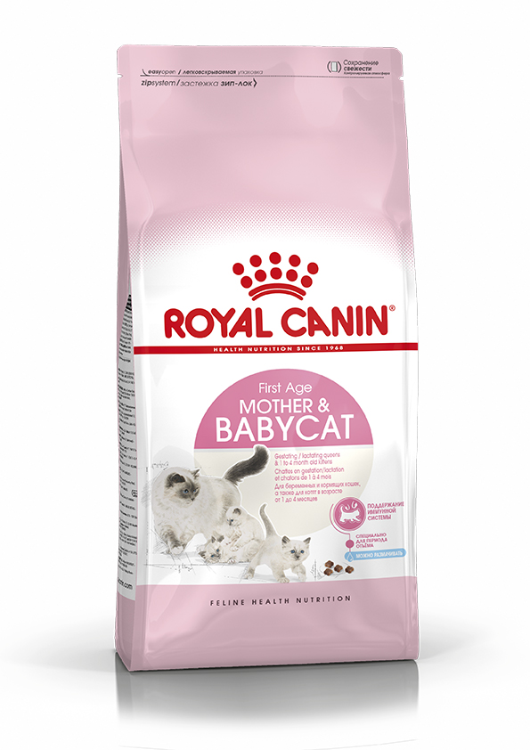 картинка Роял Канин (Royal Canin Baby cat) сухой корм для кормящих кошек и котят до 4 месяцев, 2 кг. от магазина Зоокалуга