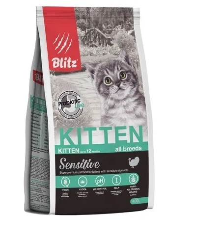картинка Блитц (Blitz) 0,4 кг. сухой корм для котят от магазина Зоокалуга