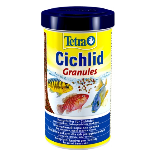 картинка Тетра (Tetra Cichlid Granu) корм для цихлид, гранулы, 500 мл. от магазина Зоокалуга