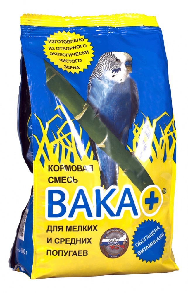картинка Вака+ корм для попугаев, 500 гр. от магазина Зоокалуга