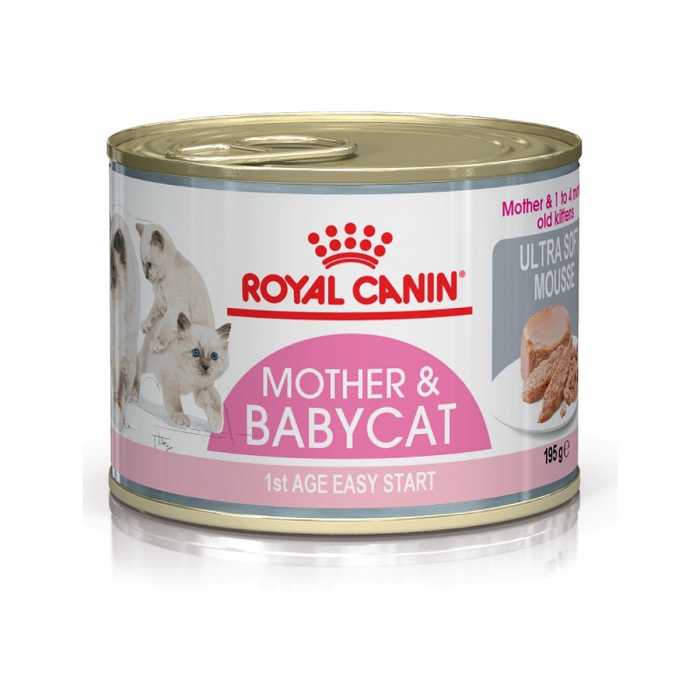 картинка Роял Канин Бебикэт (Royal Canin) корм консервированный для беременных, кормящих кошек и котят, мусс, 195 гр. от магазина Зоокалуга
